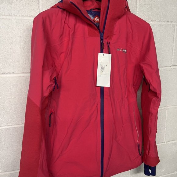 NEW NWT $399 Columbia Womens Powder Keg Down Winter Jacket Size M Medium Pink - Picture 10 of 11